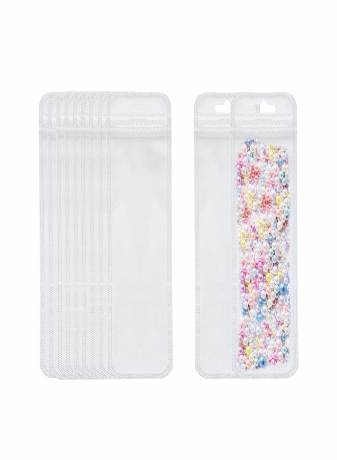 BOBECI 100 Pcs Packaging Bags for Small Business, Resealable Pouch Bag for Pens, 2.4 X 7.3" Clear Food Storage Smell Proof Bags for Packaging Lipgloss, Jewelry, Cosmetic, Candy - Image 1