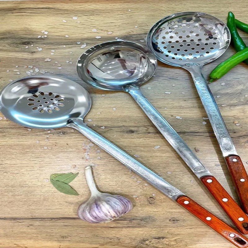 Stainless steel hand-grabbing shovel, Xinjiang hand-grabbing shovel for lamb rice, extended shovel, extended hand-grabbing shovel 47cm - Image 5