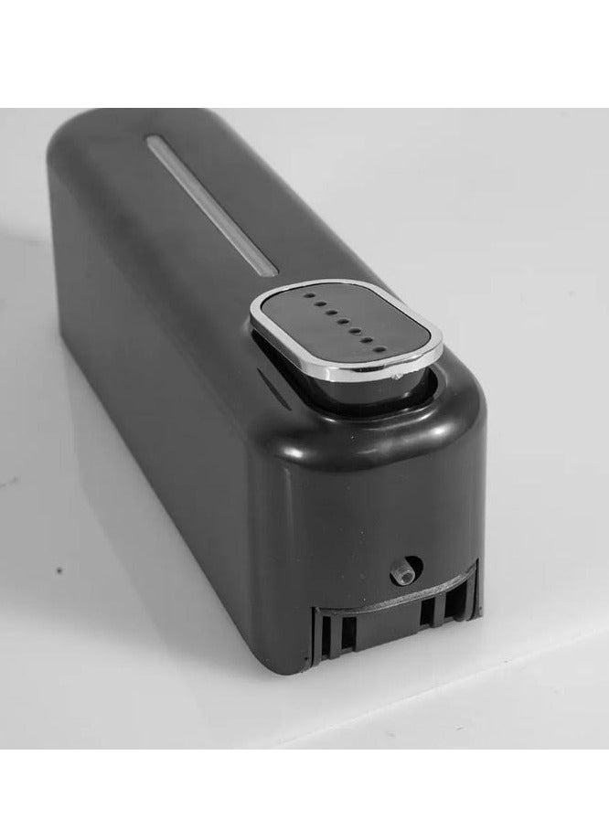 Kana Wall Mounted Soap Dispenser 350ml - Multi-Purpose Liquid Hand Sanitizer & Soap Pump for Kitchen, Bathroom, Hotels, Restaurants and Office - Hygienic & Easy Installation, Wall Mounted Manual Foaming Soap Dispenser (black). - Image 4