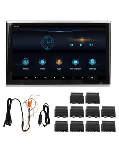 Generic Car Headrest Monitor 13.3 Touchscreen for Android 9.0 4GB RAM 64GB ROM 1920 X 1080 4K 1080P Video with LED Ambient Light  - Image 1