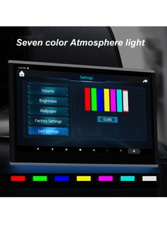 Generic Car Headrest Monitor 13.3 Touchscreen for Android 9.0 4GB RAM 64GB ROM 1920 X 1080 4K 1080P Video with LED Ambient Light  - Image 5