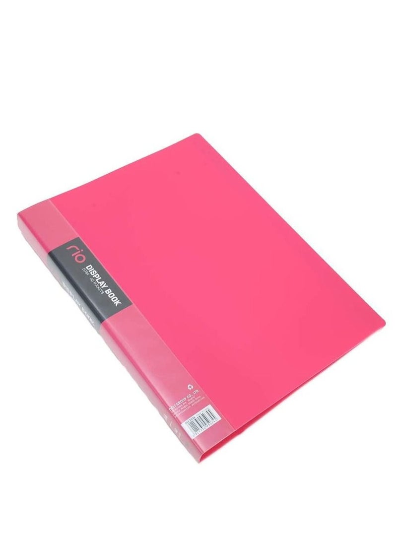 Deli - 5-Piece Display Book 40 Pockets Multicolour - Image 1