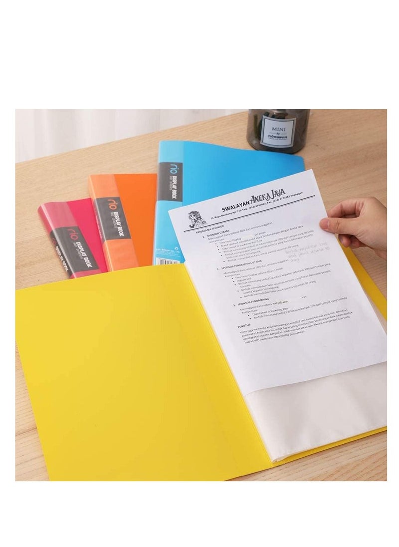 Deli - 5-Piece Display Book 40 Pockets Multicolour - Image 1