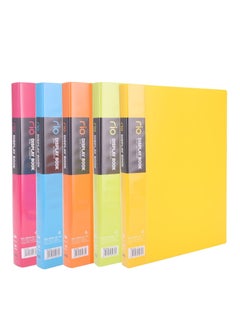 Deli 5-Piece Display Book 40 Pockets Multicolour  - Image 1