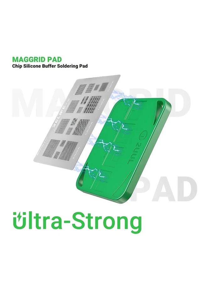 Model SET3 Multifunctional Universal Soldering Pad BGA Replating Template Steel Mesh Positioning Tweezers Scraper Mobile CPU IC Welding Tool Set - Image 5