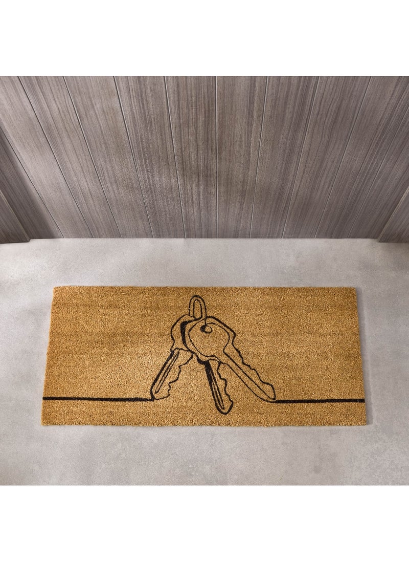 Home Box Keys Printed Coir Doormat with PVC Back 100 x 45 cm  - Image 2