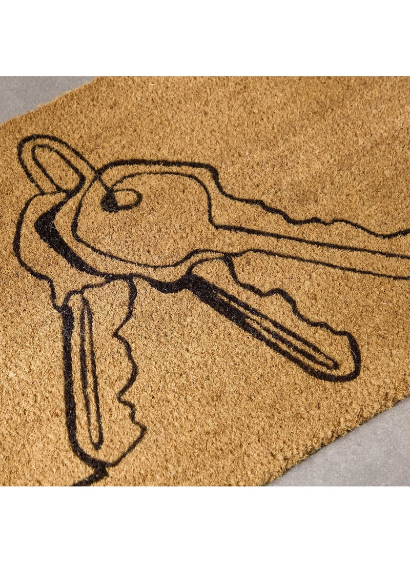 Home Box Keys Printed Coir Doormat with PVC Back 100 x 45 cm  - Image 3
