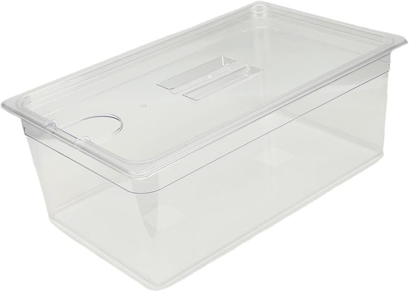 GLOGLOW 25L Transparent Sous Vide Container with Lid Durable PP Material Water Tank - Image 2