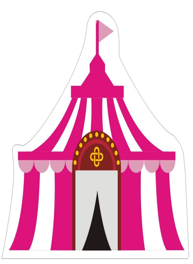 PrettyurParty Pretty UR Party Girly Carnival Theme Paper Cutouts for Birthday Parties, Carnival Party Supplies décor, Circus Birthday Party Decoration Cut-Outs - Multicolour(10 pcs) - Image 4