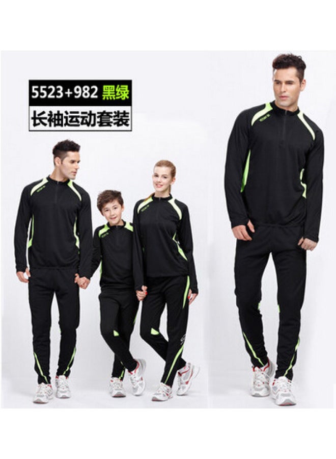 Autumn And Winter Long Sleeve Football Suit Suit Primary School Students Football Match Training Suit Suit Adult Children Suit