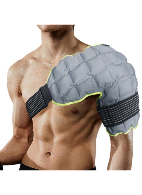 Self-absorbing Water Heat And Cold Ice Pack, Shoulder Ice Pack Rotator Cuff Cold Wraps, Reusable Compression Brace For Injuries, Recovery After Shoulders Surgery
