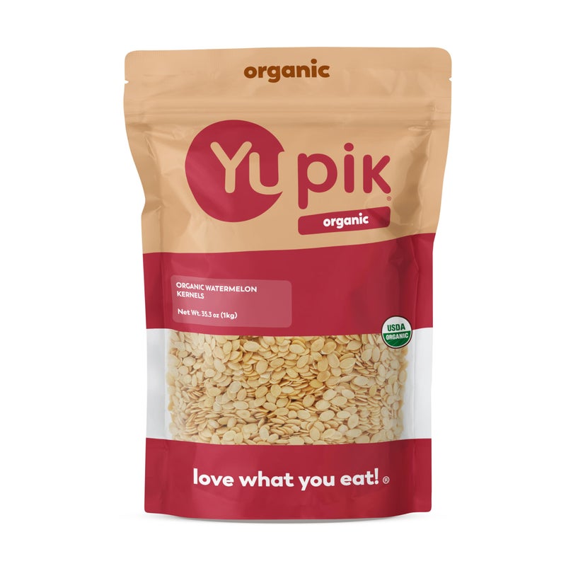 Yupik Organic Watermelon Kernels No Shells 22 lb 352 oz GlutenFree NonGMO Vegan Kosher Shelled Raw Seeds PlantBased Protein Source of Fiber Iron Healthy Snack For Baking Topping - Image 2