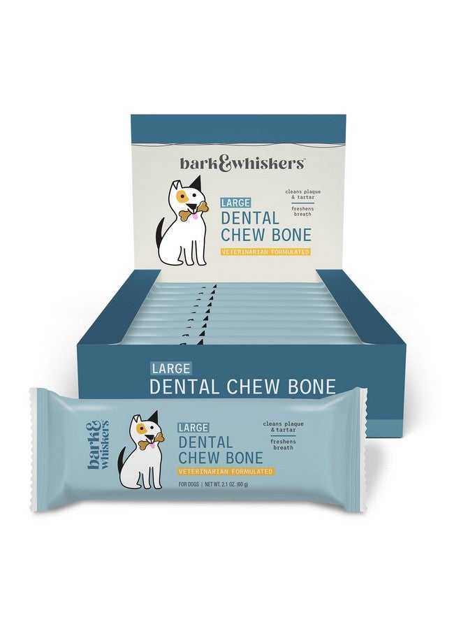 دكتور ميركولا، عظام مضغ الأسنان للكلاب، كبيرة، علبة واحدة (12 عظمة)، عناية بأسنان الكلاب تساعد على تنظيف الأسنان وتنقية النفس، خالية من الكائنات المعدلة وراثيًا، وخالية من الصويا والغلوتين - Image 1