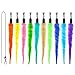 MeoHui 10PCS Cat Worm Toy for Cats Cat Wand Toy Accessories Cat Feather Toy Attachments Replacements and 1PC Black String for Cat Fishing Pole Toy Assorted Worm Cat Toy Teaser for Indoor Cats Kitten - Image 3