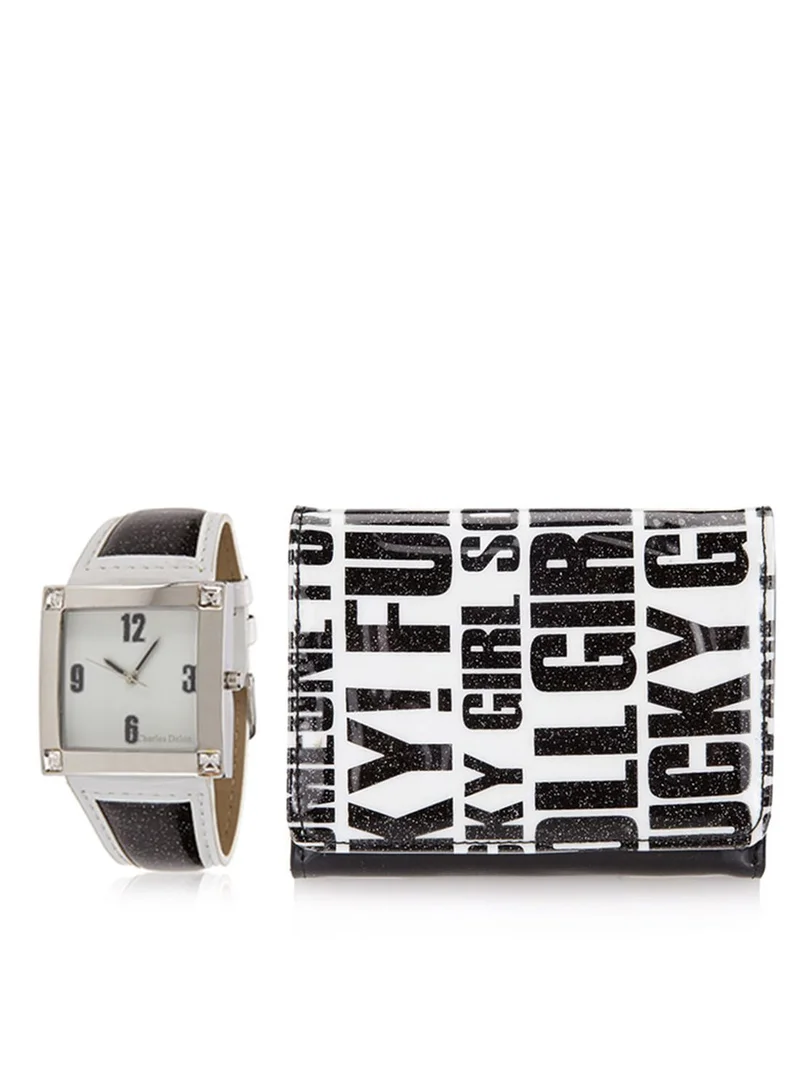 Charles Delon Watch and Wallet Set