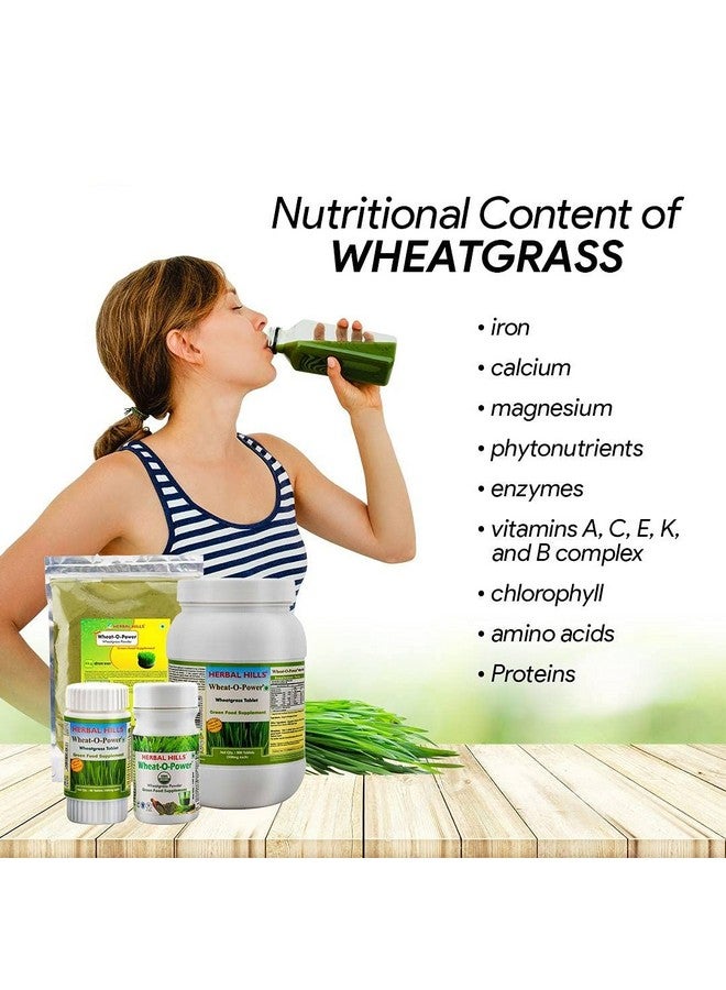 Herbal Hills Organic Wheatgrass Powder (500 Gram Pack of 1) - Image 5