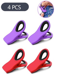 4 Piece Chip Clips Bag Clips, Magnetic Clips Food Clips, Moisture Proof Preservation Clip Sealing Clip