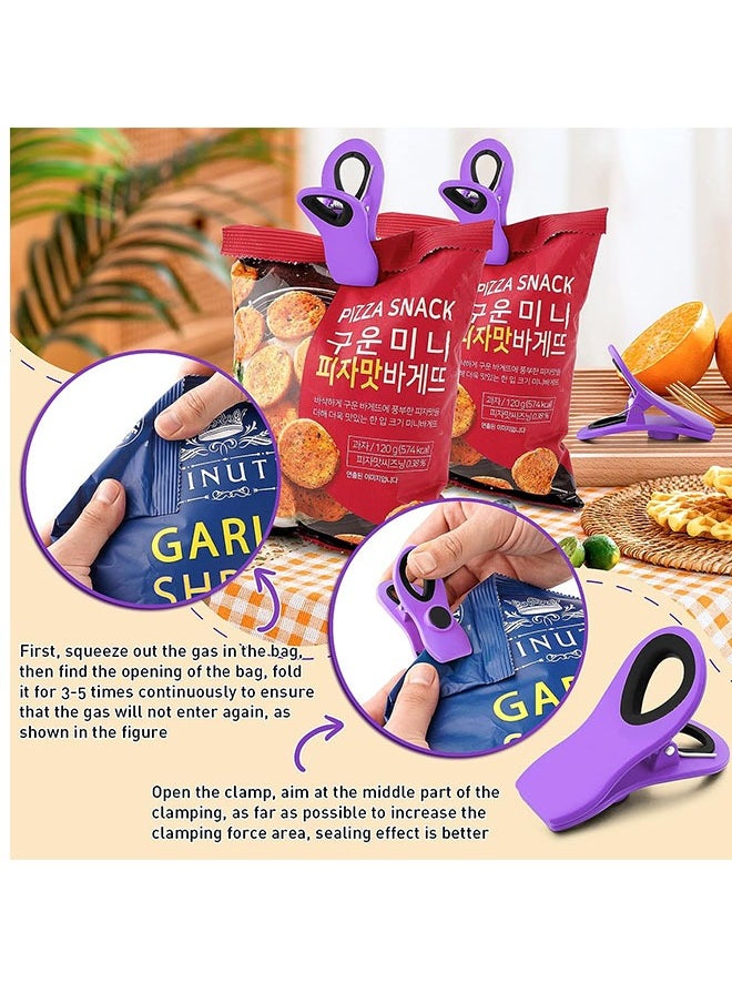Ant - 4 Piece Chip Clips Bag Clips, Magnetic Clips Food Clips, Moisture Proof Preservation Clip Sealing Clip - Image 1
