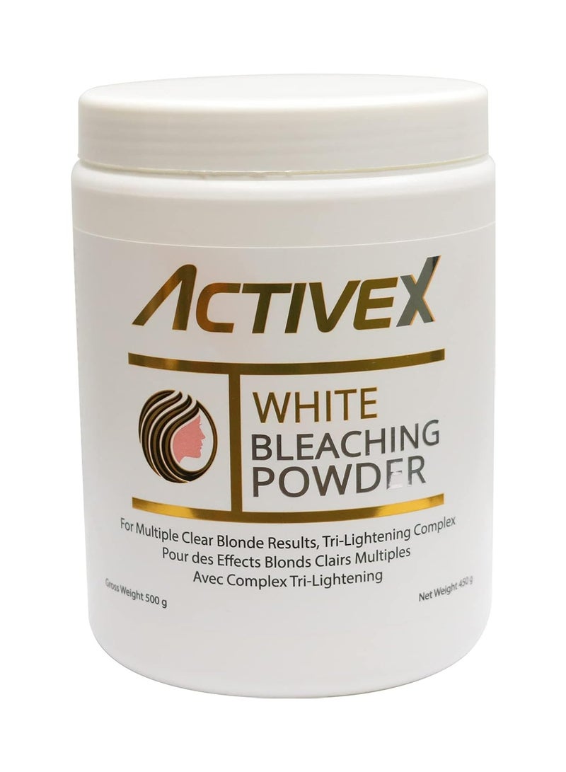 ActiveX White Bleaching Powder 450g – Professional Hair Lightening & Whitening Powder for Salon & Home Use