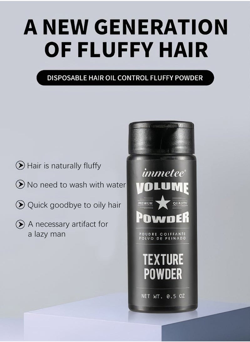 Immetee - Hair Volume Powder, Hair Texture Powder Styling Powder For Men and Women, Styling Powder Light Control Natural Matte Look, Hair Root Lifting Powder - Image 1