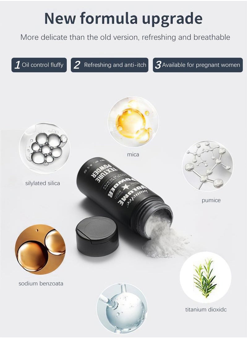 Immetee - Hair Volume Powder, Hair Texture Powder Styling Powder For Men and Women, Styling Powder Light Control Natural Matte Look, Hair Root Lifting Powder - Image 1
