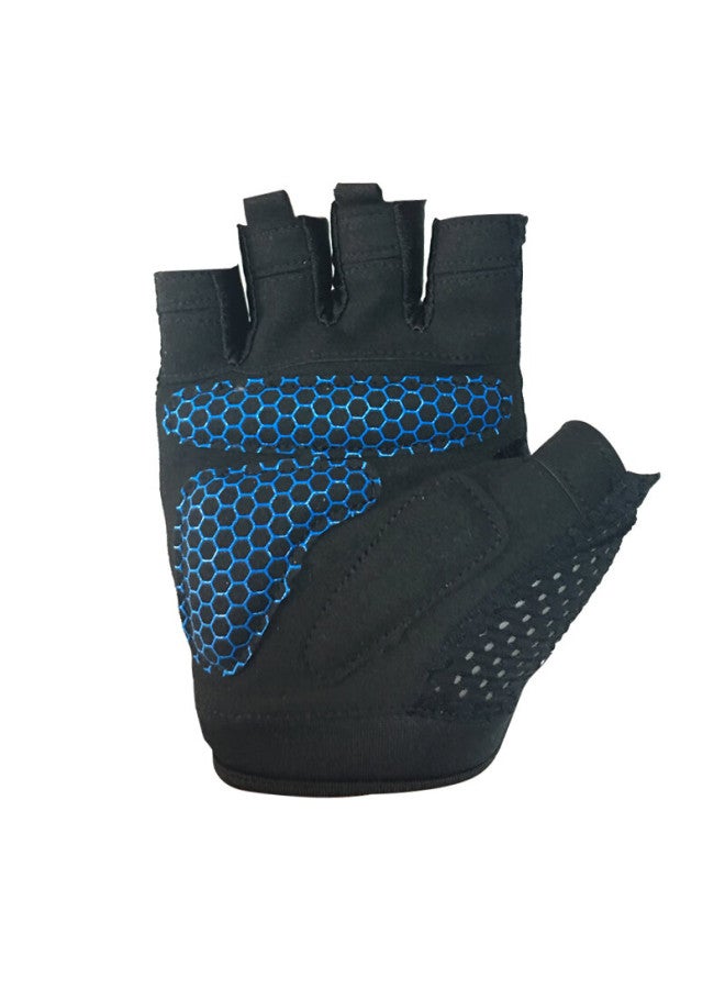Dweck Duweike Men's Fitness Gloves Half Finger Anti-slip Weightlifting Pull-up Training Cycling S - Image 3