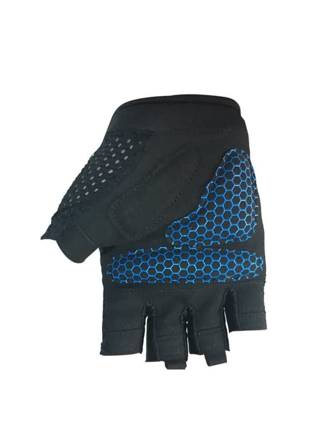 Dweck Duweike Men's Fitness Gloves Half Finger Anti-slip Weightlifting Pull-up Training Cycling S - Image 4