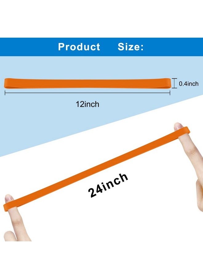 Tenalleys - 12 Pieces Large Silicone Rubber Bands 12 Inch Towel Bands Extra Large Rubber Bands For Beach Chairs Packing Books Outdoor Gear(12 Color) - Image 1