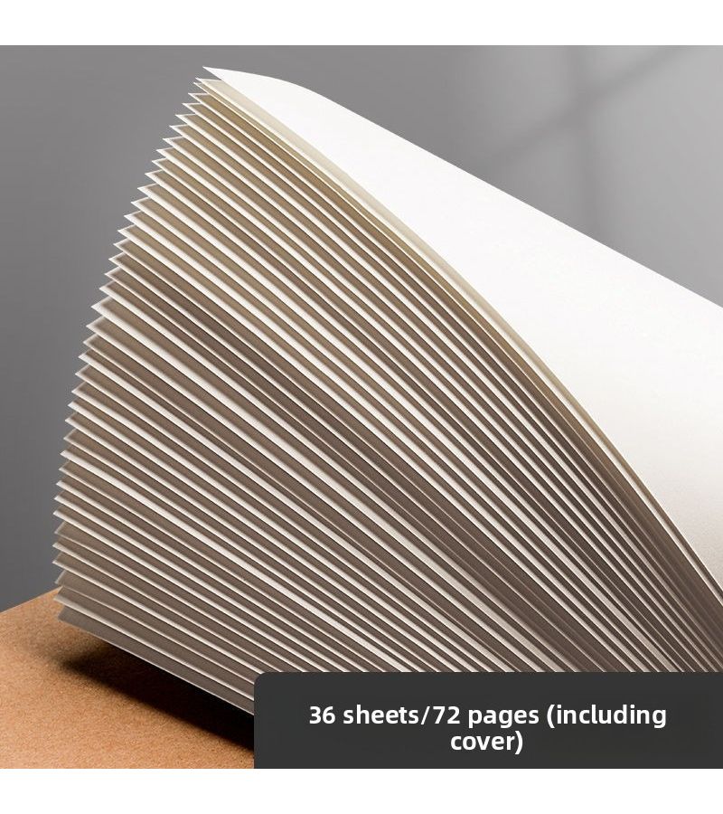 نموذج المذكرة ذو الخط الأفقي 72 صفحة إطارات معدنية - Image 3