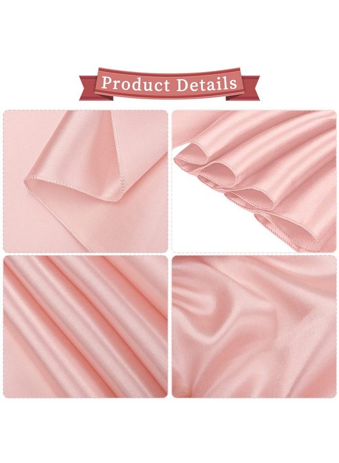 fani 60 Pcs Rose Gold Satin Chair Sashes Bows Universal Chair Cover For Wedding Reception Restaurant Event Decoration Banquetpartyhotel Event Decorations (7 X 108 Inch) - Image 4