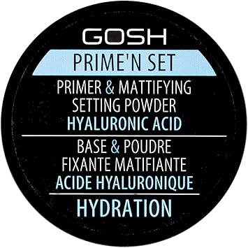 gosh مجموعة جوش برايمين بودرة تثبيت ماتيفي 3 في 1 مع حمض الهيالورونيك - Image 2