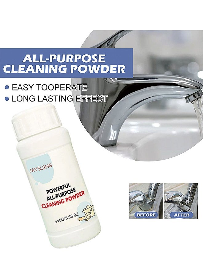 Jaysuing - Powerful Kitchen All-Purpose Powder Cleaner, Foam Rust Remover Kitchen All Purpose Cleaning Powder, Kitchen Grease Foam Cleaner, Strong Multi-Purpose Powder Cleaner 110G - Image 1