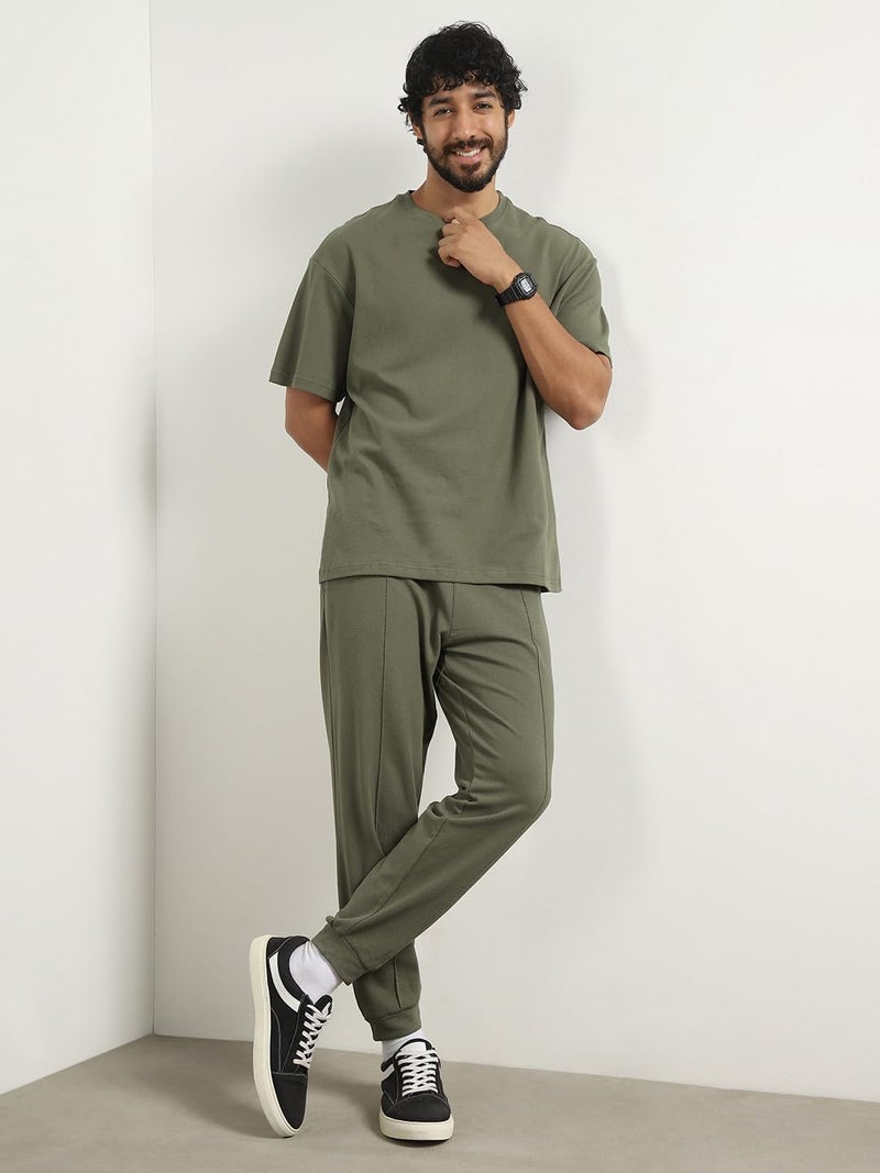 NOBERO Men's Olive Green Co-ord Set - Image 2