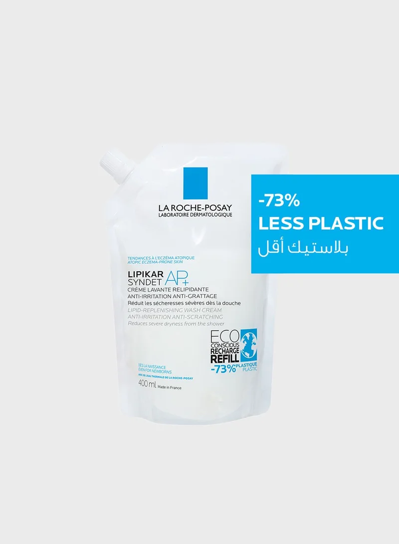 LA ROCHE-POSAY La Roche-Posay Lipikar Syndet Ap+ Body Wash For Eczema Prone Skin Refill 400Ml