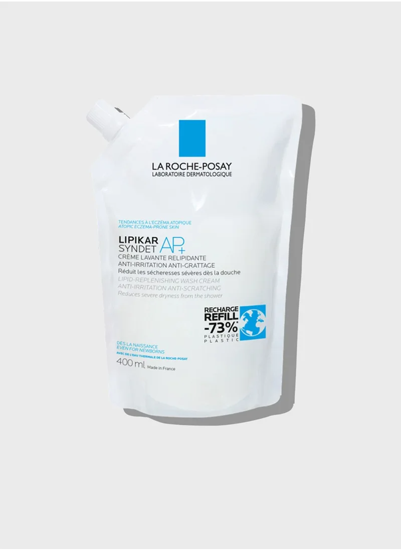 LA ROCHE-POSAY La Roche-Posay Lipikar Syndet Ap+ Body Wash For Eczema Prone Skin Refill 400Ml