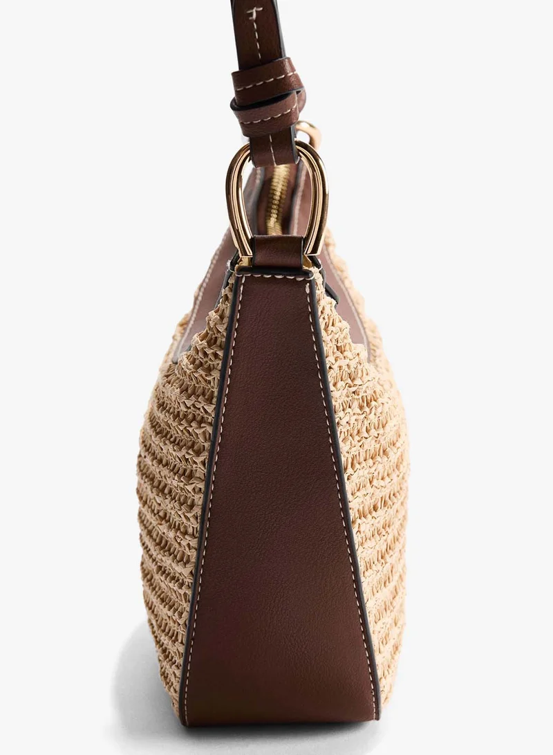 H&M  Straw-detail crossbody bag for Women | Best Price UAE