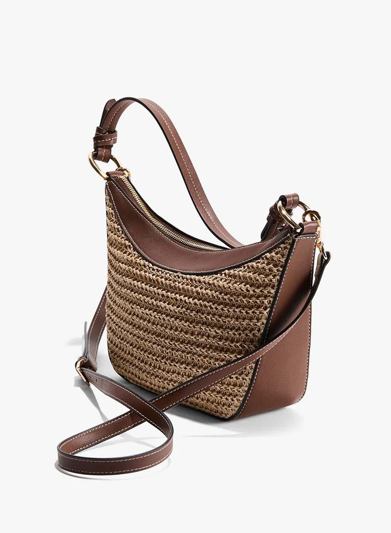 H&M  Straw-detail crossbody bag for Women | Best Price UAE