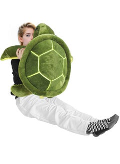 Civaner Turtle Stuffed Animals Sea Turtle Plush, Giant Stuffed Turtle, Plush Pillow Toys, Tortoise Plush Toys Doll For Birthday Christmas Thanksgiving Day Halloween(20 Inches)  - Image 1