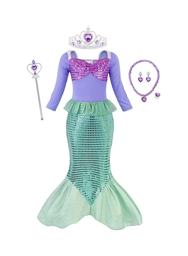NIBEMINENT Mermaid Cosplay Costume 110cm - Image 1