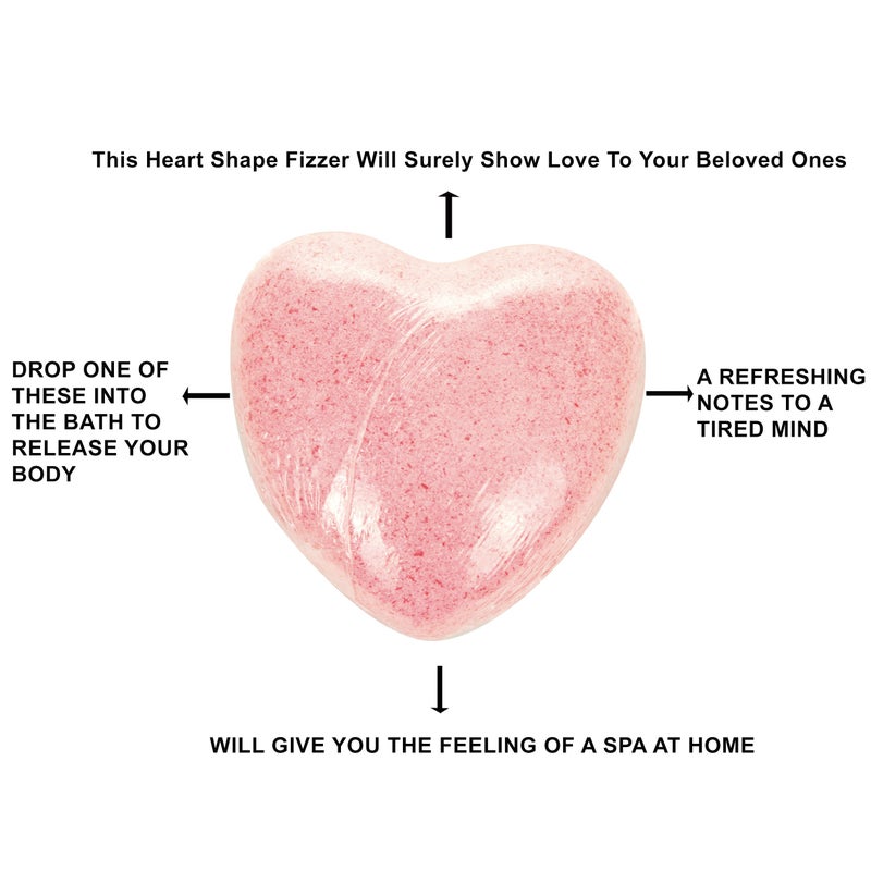 Lovestee Christmas Gifts, Spa Baskets for Women Bath and Body Basket for Women, Includes Love of Rose Shower Gel, Bubble Bath, Body Lotion, Bath Salt, Red Bath Puff and Heart Bath Bomb - Image 5