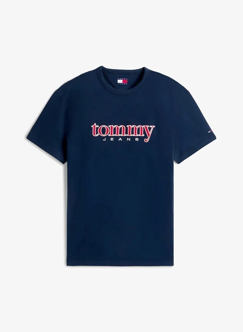 TOMMY JEANS Appliq Graphic Crew Neck T-Shirt