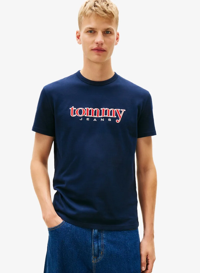 Appliq Graphic Crew Neck T-Shirt