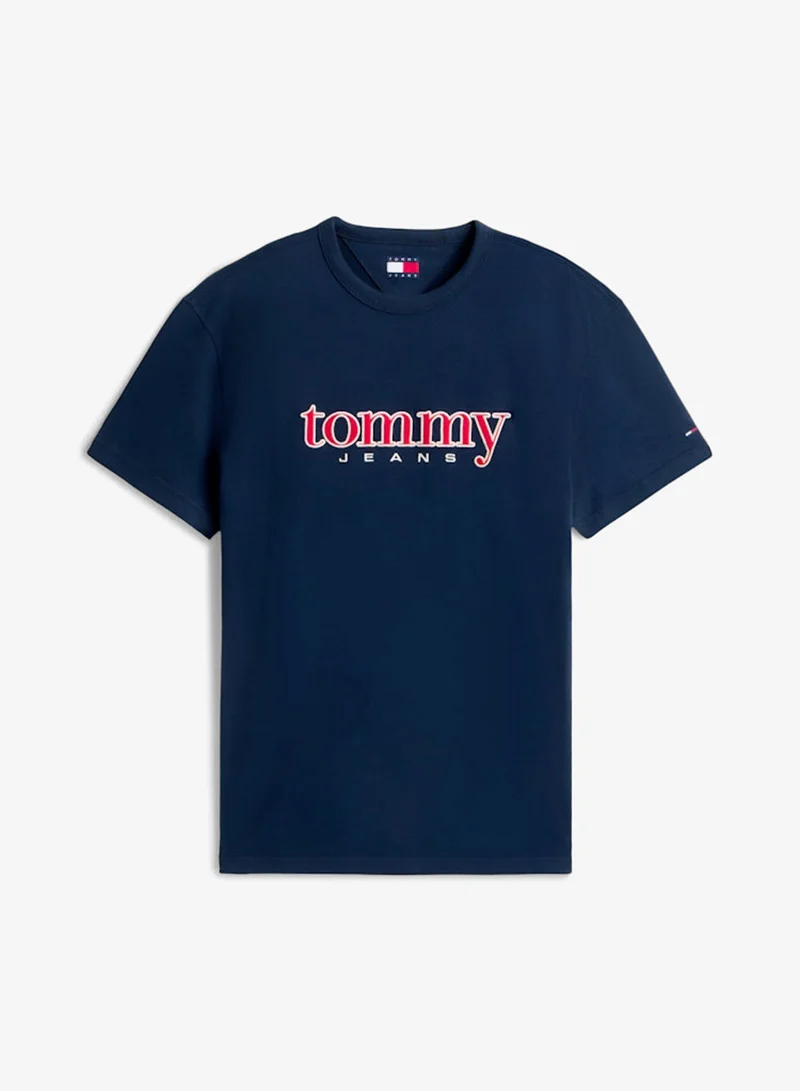 TOMMY JEANS  Appliq Graphic Crew Neck T-Shirt for Men | Best Price UAE