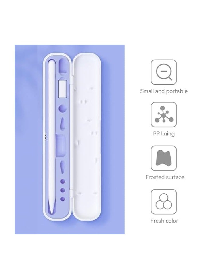 PROMASS Carrying Case for Apple Pencil 2nd Generation or 1st Generation Flip-top Hard Shock-Absorbing Case to Hold Apple Pencil Accessories and Charging Cable  - Image 3