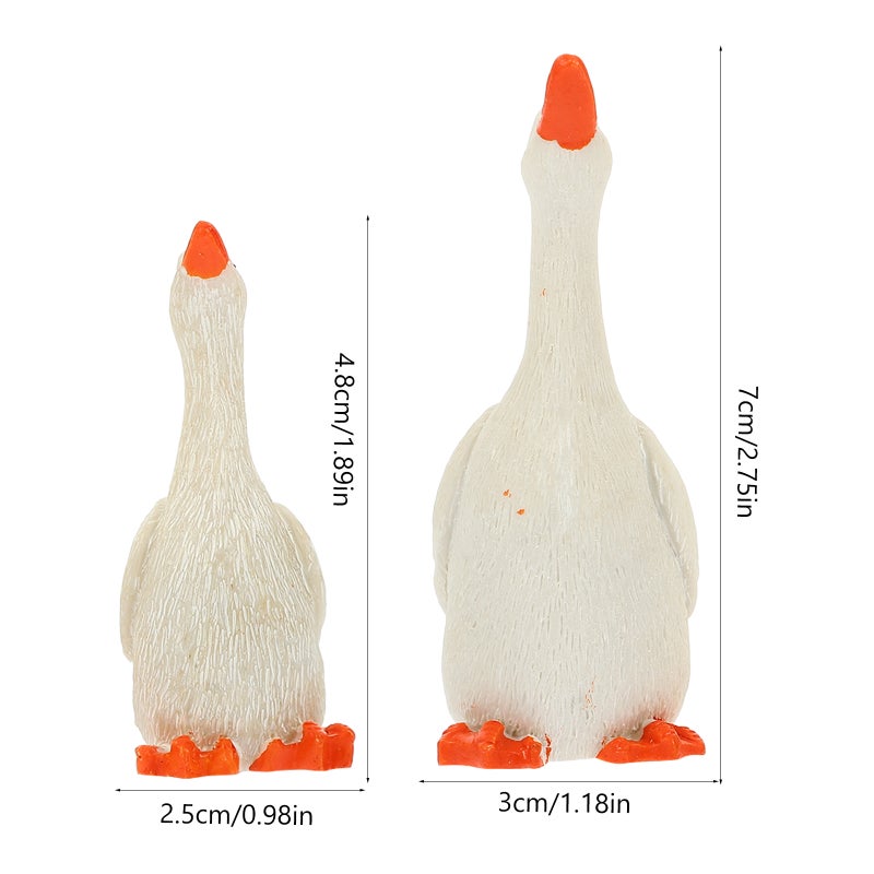 Simulation Duck Statue, Durable Resin Craftsmanship for Garden Decor - Image 2