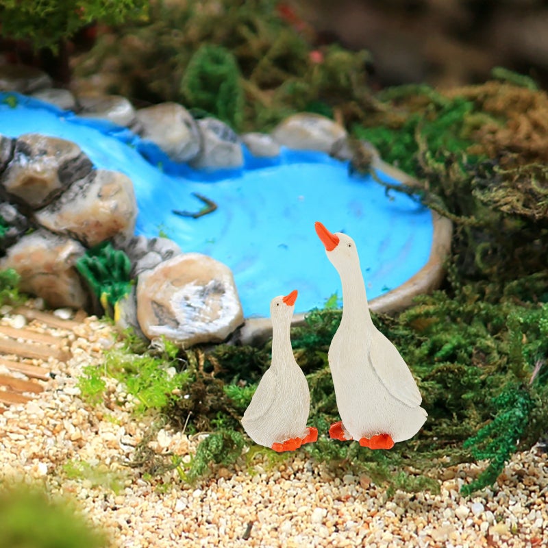 Simulation Duck Statue, Durable Resin Craftsmanship for Garden Decor - Image 4