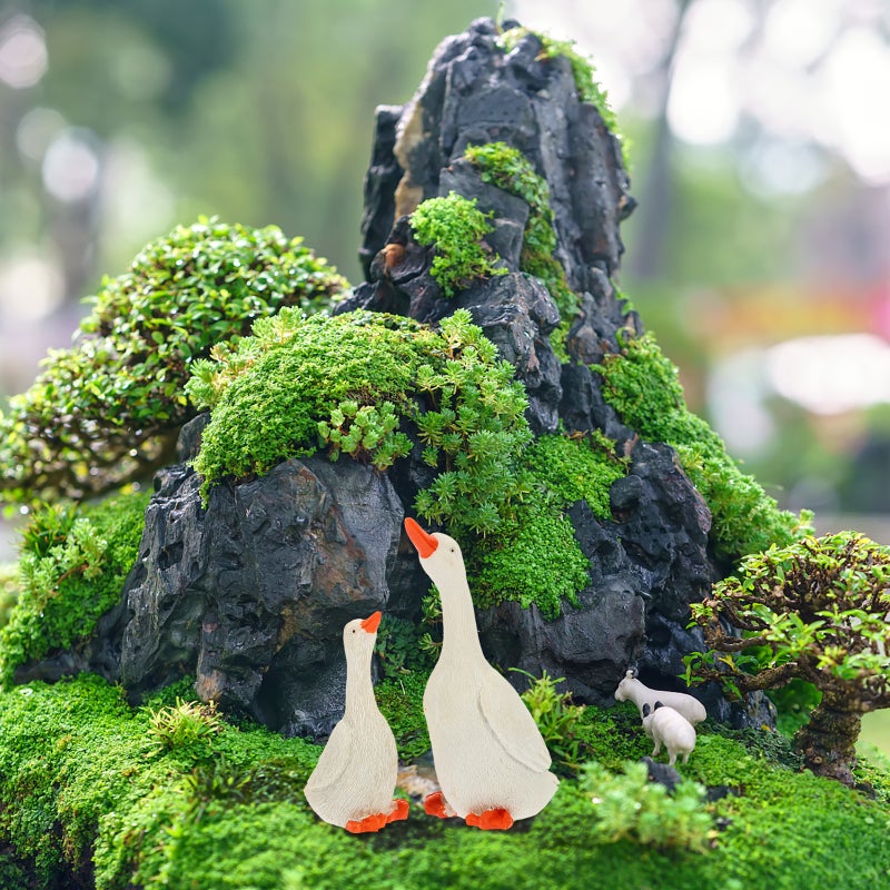 Simulation Duck Statue, Durable Resin Craftsmanship for Garden Decor - Image 5