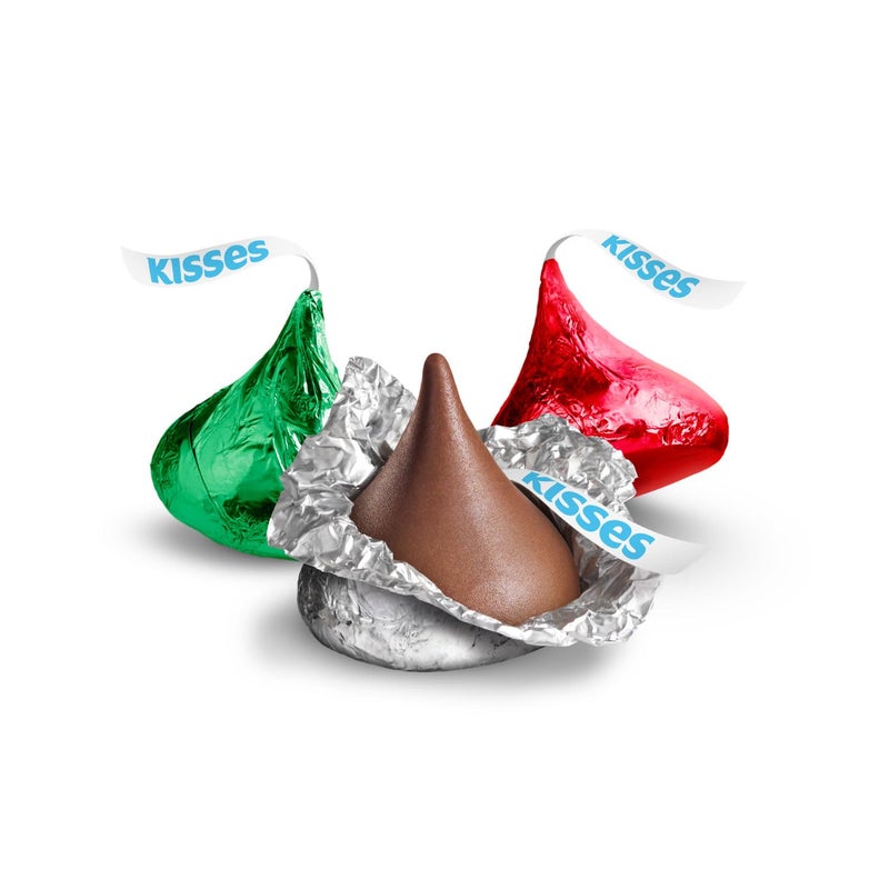 HERSHEY'S KISSES Milk Chocolate, Christmas Candy Bag, 10.1 oz - Image 4