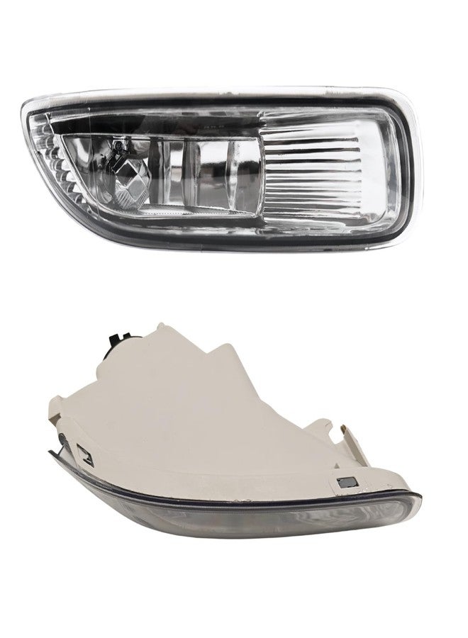 WILD BEAR Fog Lights Assembly Compatible with 2003 2004 Corolla w/Bulbs Clear Lens Switch and Wiring Harness Kit - Image 3