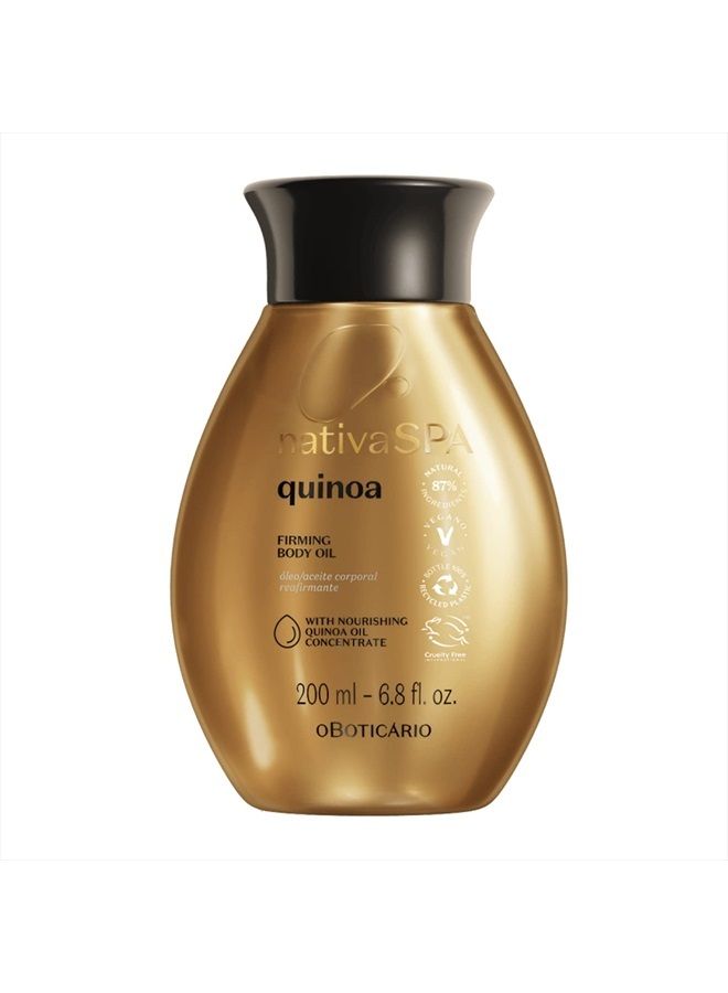 NATIVA SPA O BOTICÁRIO Nativa SPA by O Boticario Quinoa Hydrating Body Oil, Soft and Healthy Skin, 6.8 oz. (200 ml) - Image 1
